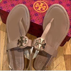 Tory Burch nude sandals size 8